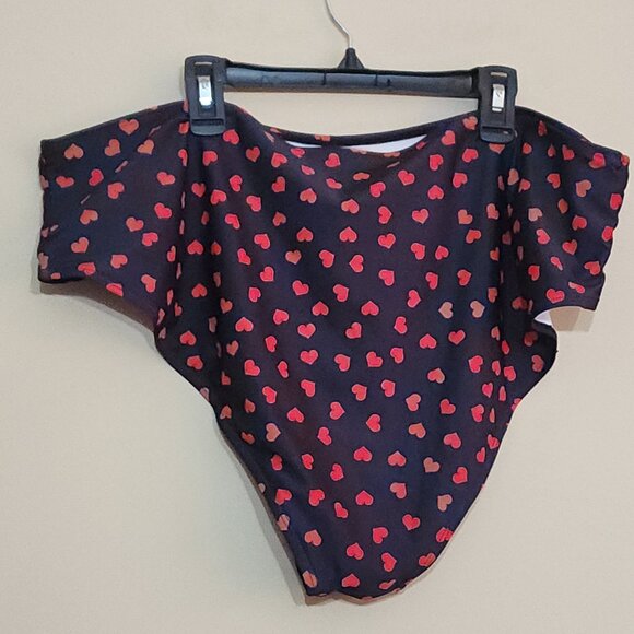 SHEIN Heart Pattern Tankini Summer Beach Size 4XL NWOT - Picture 10 of 11
